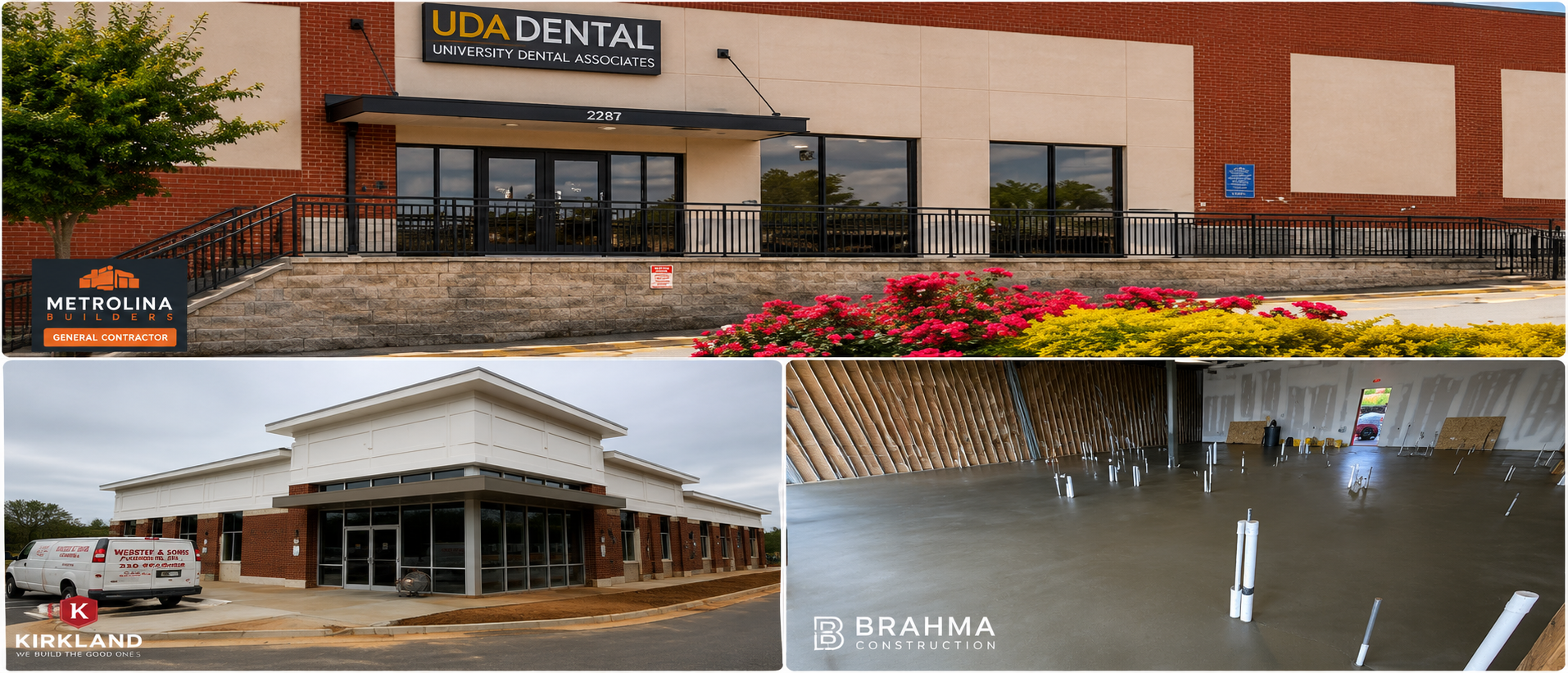 Heartland Dental — finished dental office and construction progress